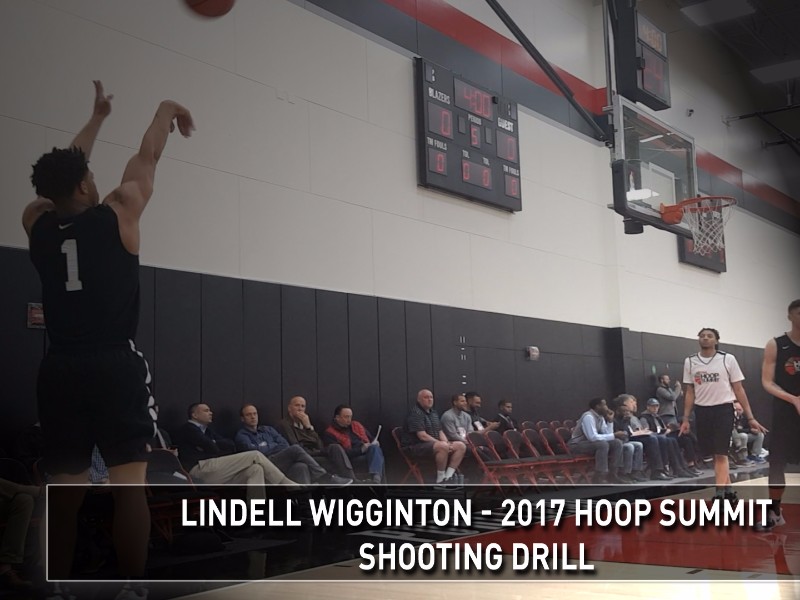 2017 Nike Hoop Summit Shooting Drills: Lindell Wigginton