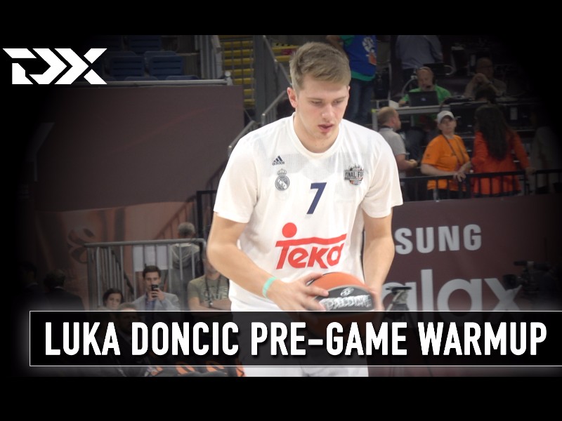 Luka Doncic Pre-Game Warmup at the 2017 Euroleague Final Four