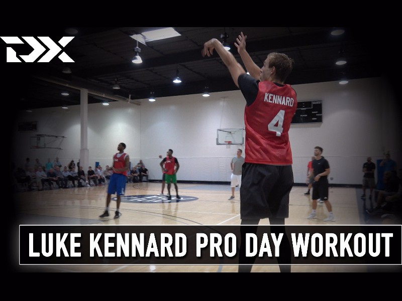 Luke Kennard CAA Sports Pro Day Workout
